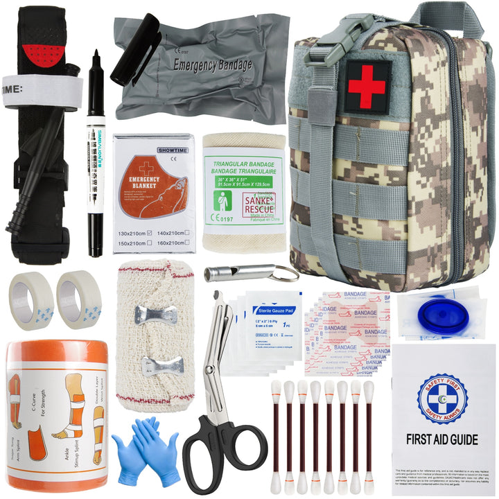 Military Survival IFAK Gear Molle Bag Medical Emergency Kit