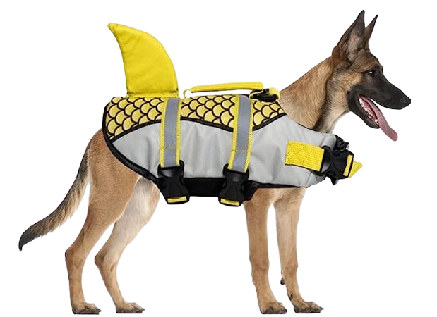 Shark Fin Reflective Canine Life Jacket