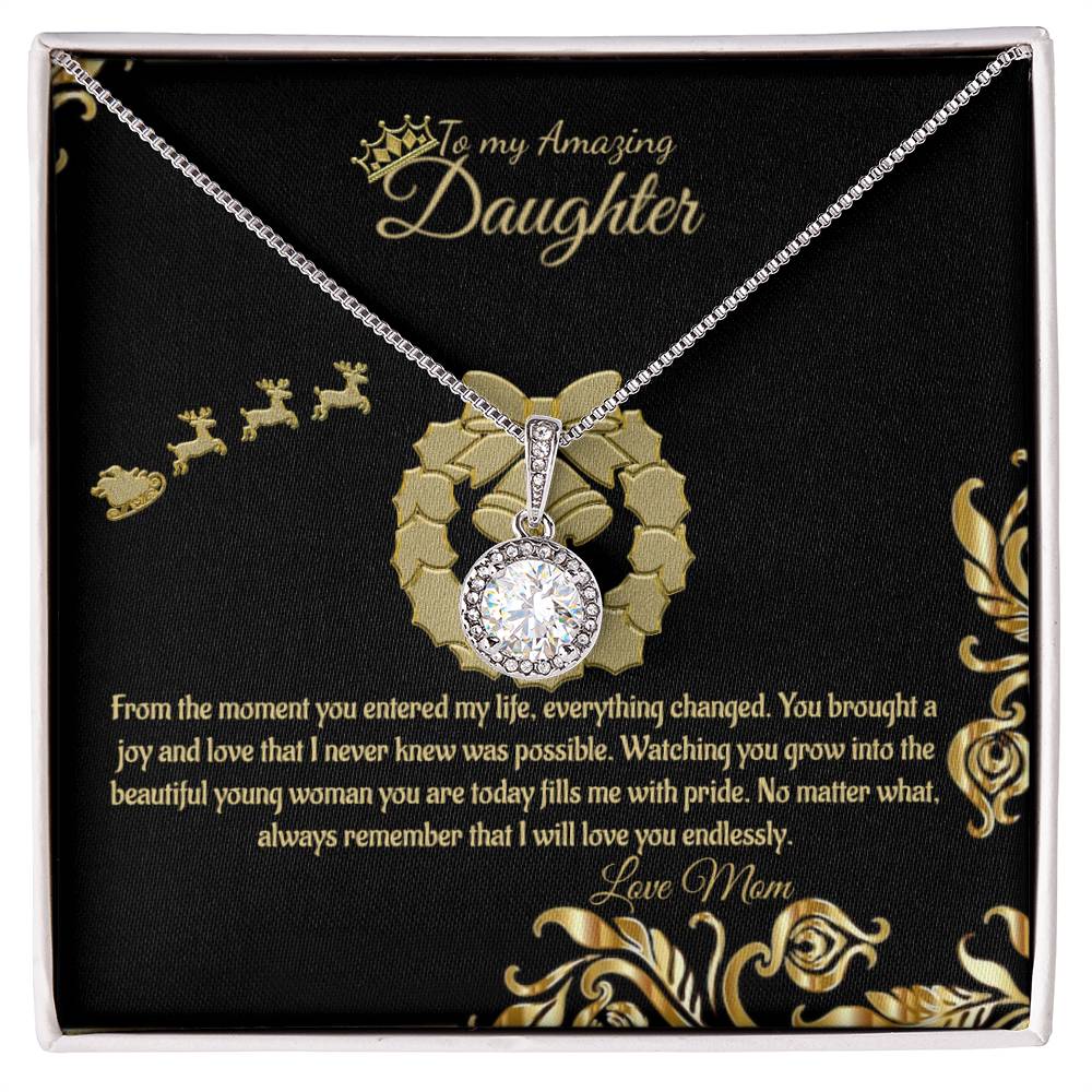 Dazzling Eternal Hope Necklace - To My Amazing Daughter