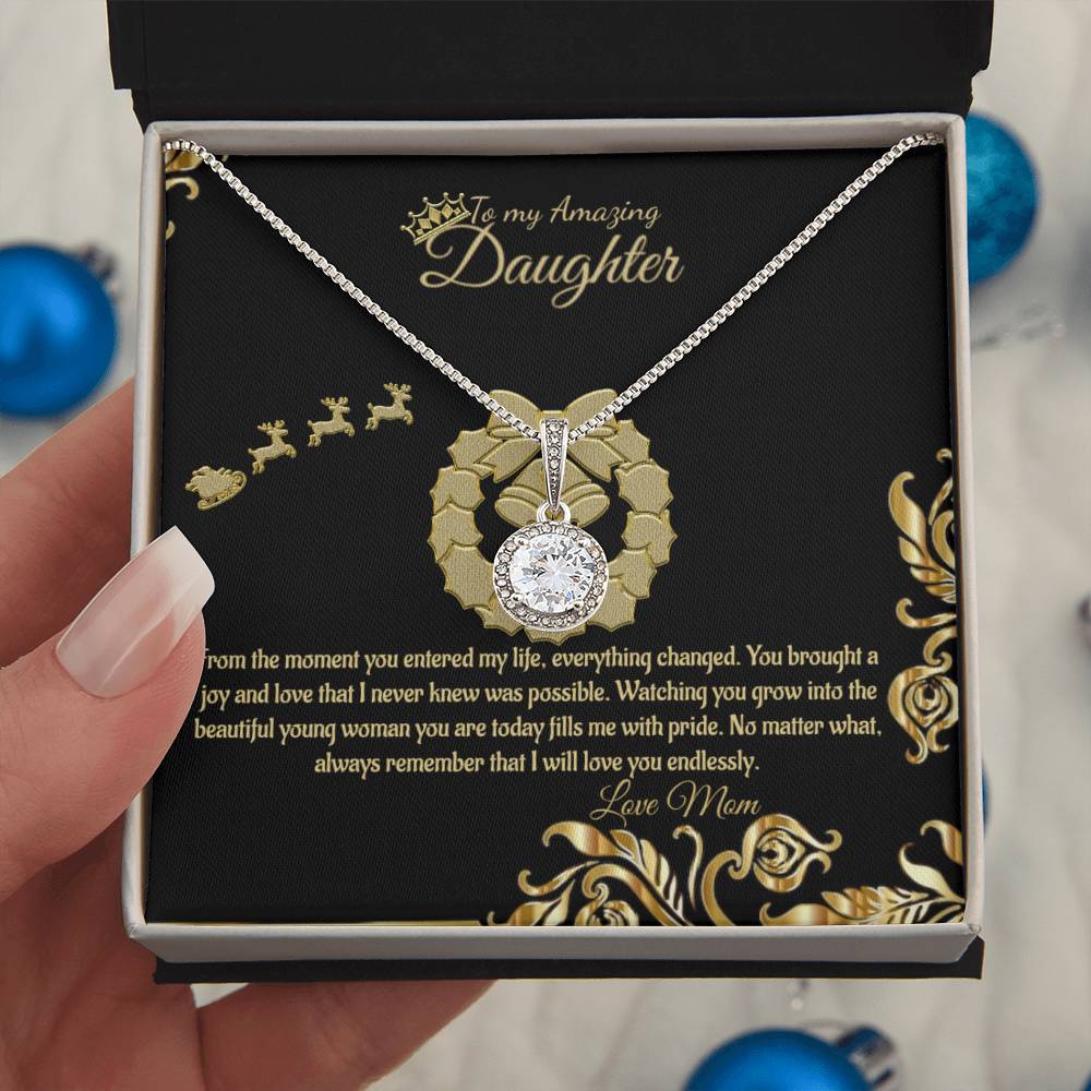 Dazzling Eternal Hope Necklace - To My Amazing Daughter