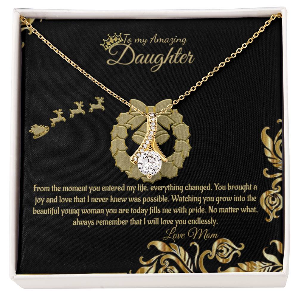 Dazzling Delight Sparkling Necklace - To My Amazing Daughter