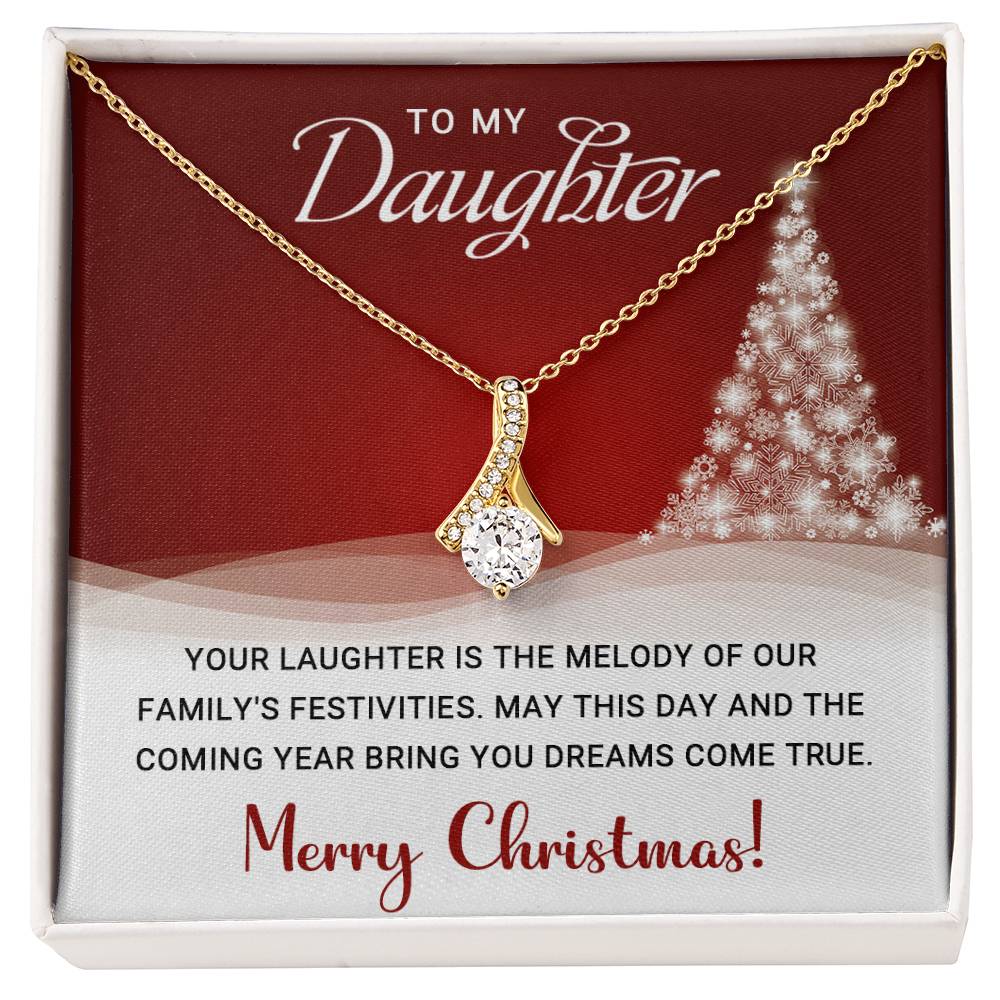 Dazzling Delight: Sparkling Necklace - To My Daughter