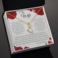 Dazzling Delight Sparkling Necklace - To My Wife