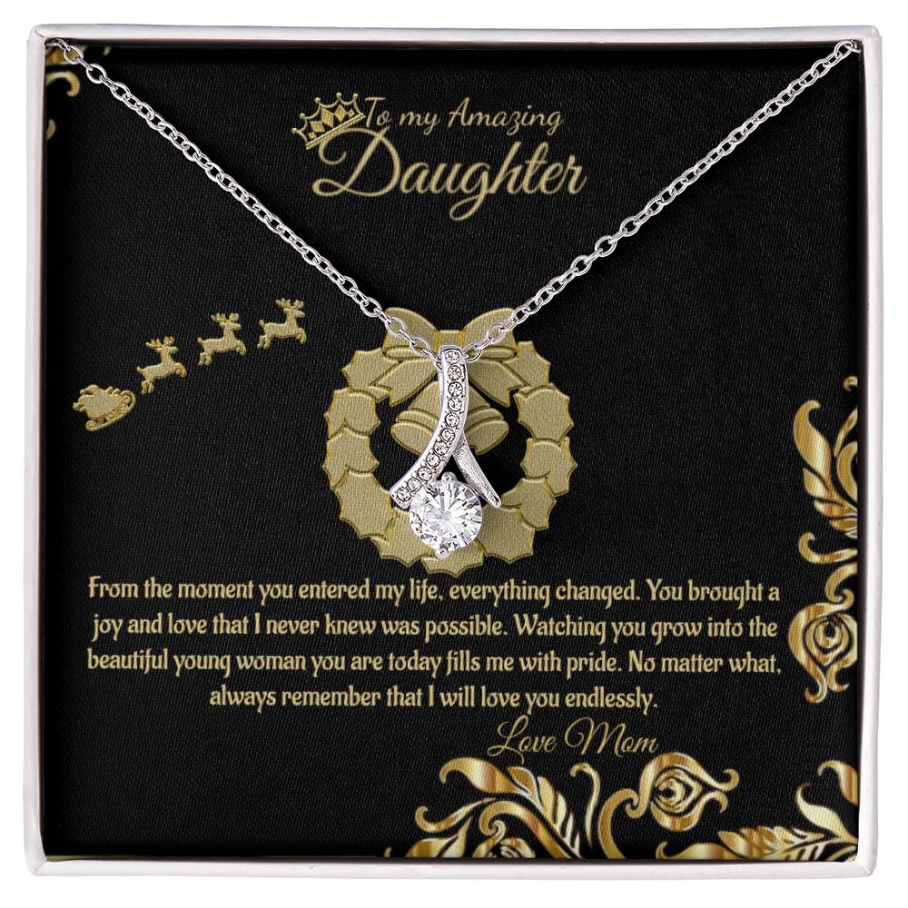 Dazzling Delight Sparkling Necklace - To My Amazing Daughter