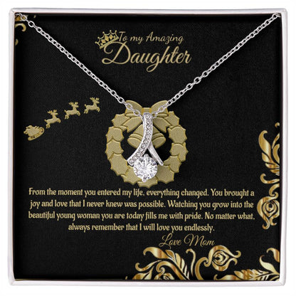 Dazzling Delight Sparkling Necklace - To My Amazing Daughter