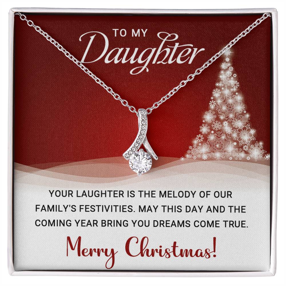 Dazzling Delight: Sparkling Necklace - To My Daughter