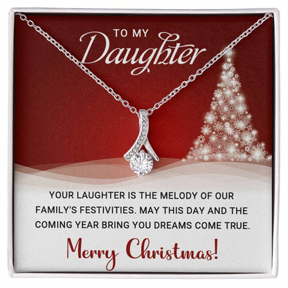 Dazzling Delight: Sparkling Necklace - To My Daughter