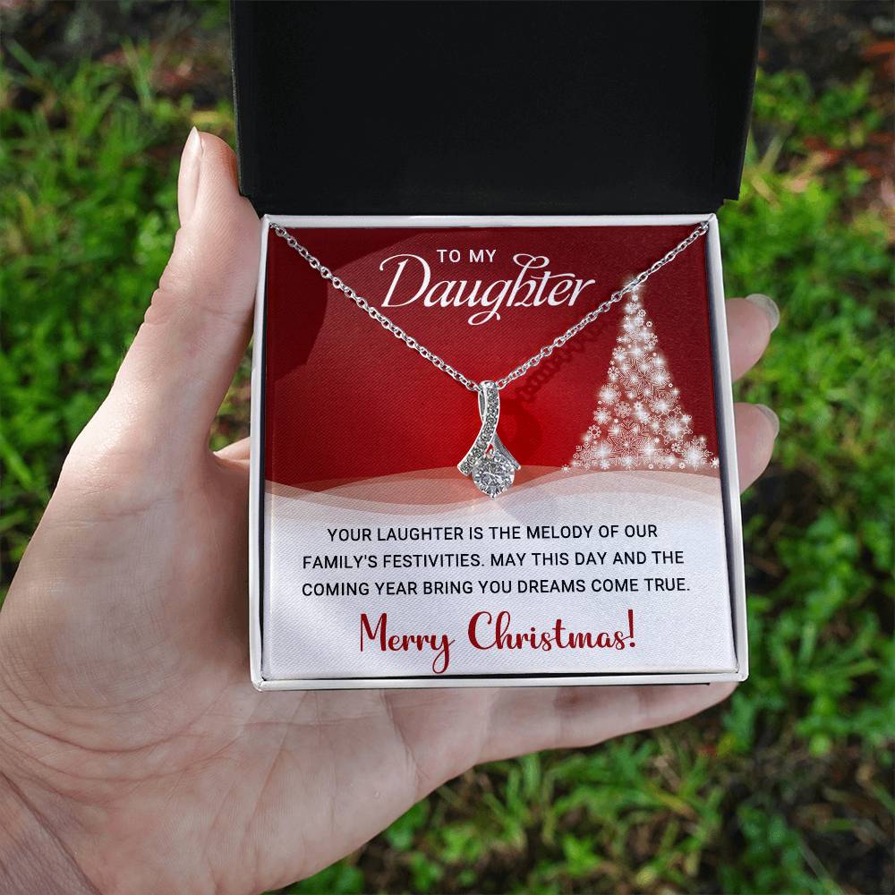 Dazzling Delight: Sparkling Necklace - To My Daughter