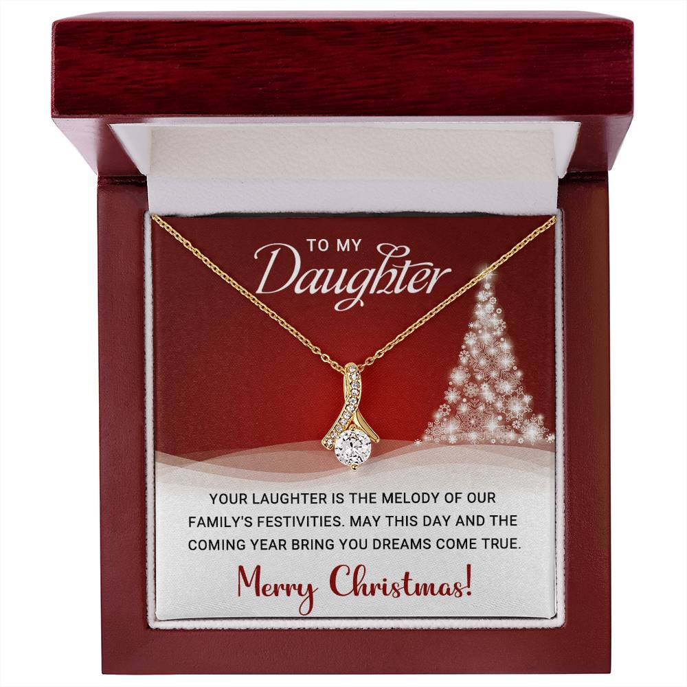 Dazzling Delight: Sparkling Necklace - To My Daughter