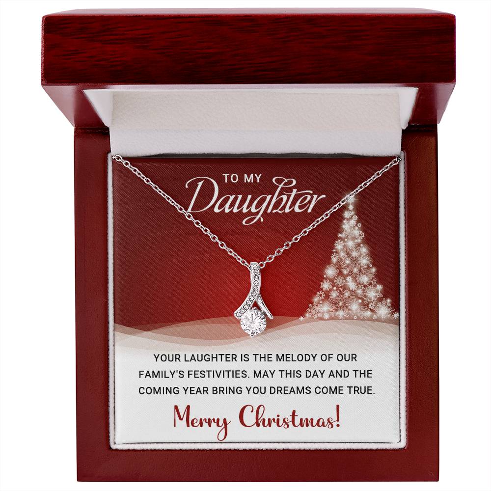 Dazzling Delight: Sparkling Necklace - To My Daughter