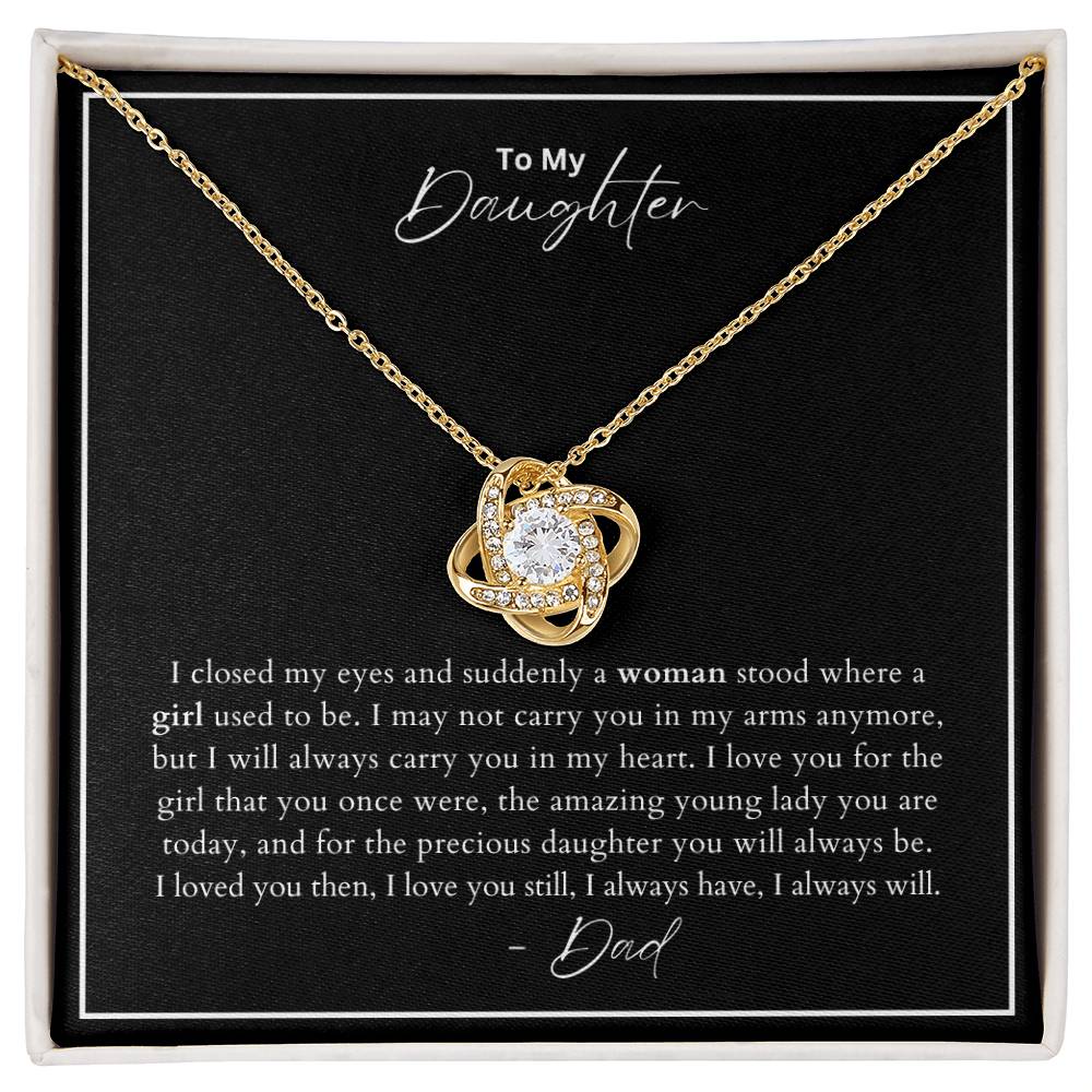Eternal Love Knot Treasure - To My Daughter - Dad