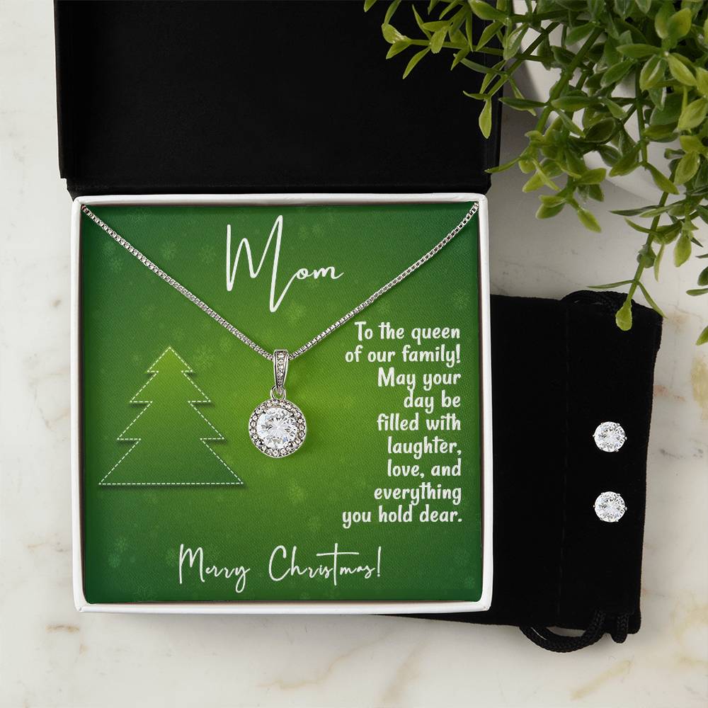 Dazzling Eternal Hope Necklace: Embrace Hope and Radiance - Mom