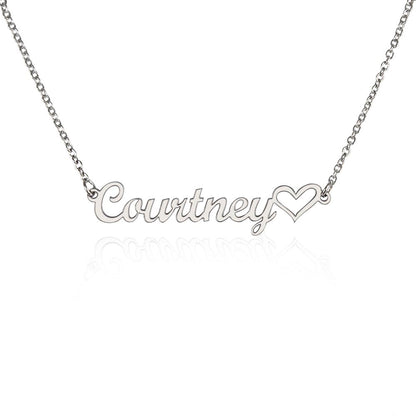 Personalized Heart Name Necklace NMC