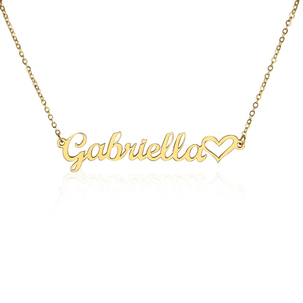 Personalized Heart Name Necklace NMC