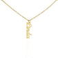 Personalized Vertical Name Necklace NMC