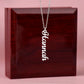 Personalized Vertical Name Necklace NMC