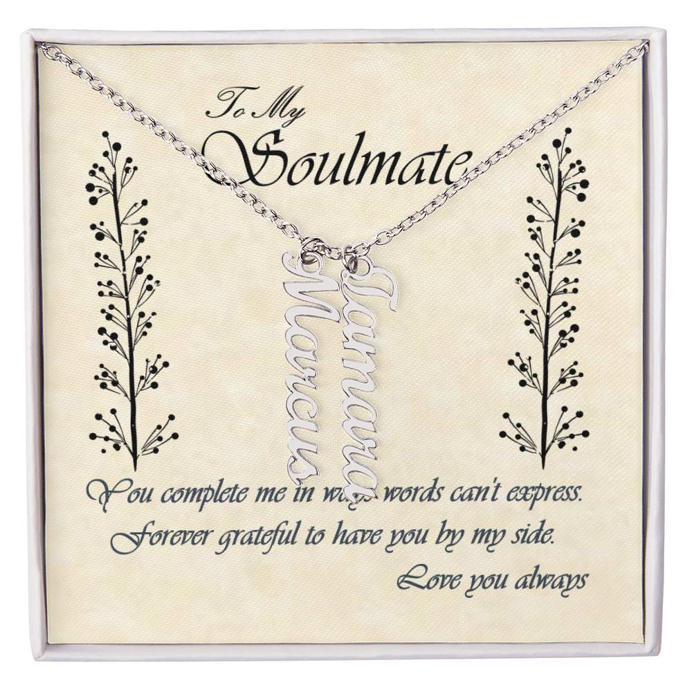 Personalized Together Forever Name Necklace