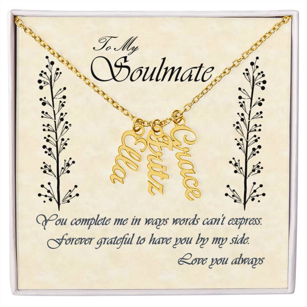 Personalized Together Forever Name Necklace