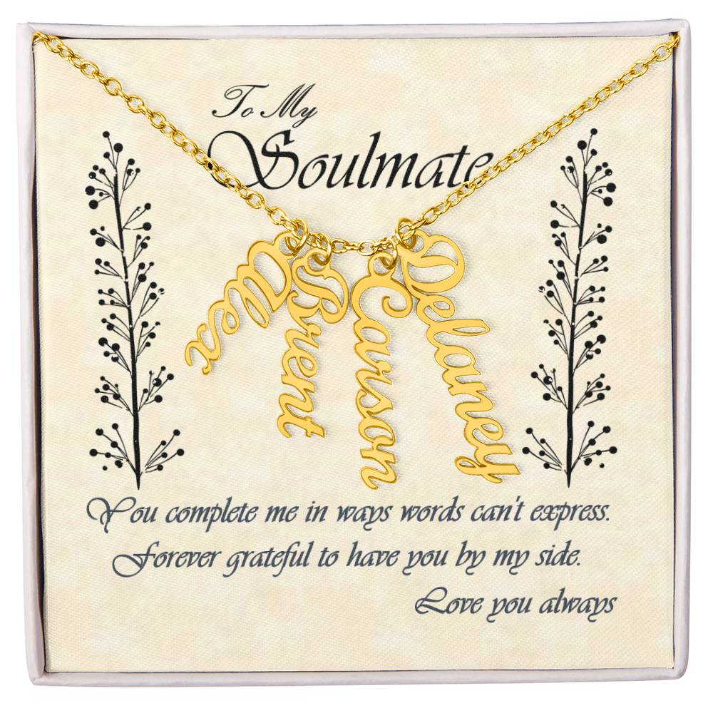 Personalized Together Forever Name Necklace