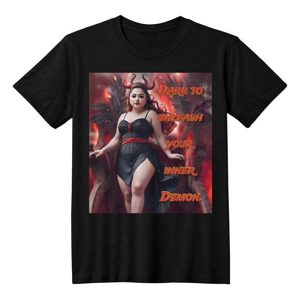 Unleash Inner Curvy Demon T-Shirt