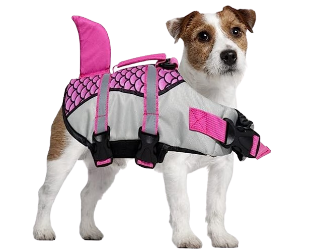 Shark Fin Reflective Canine Life Jacket